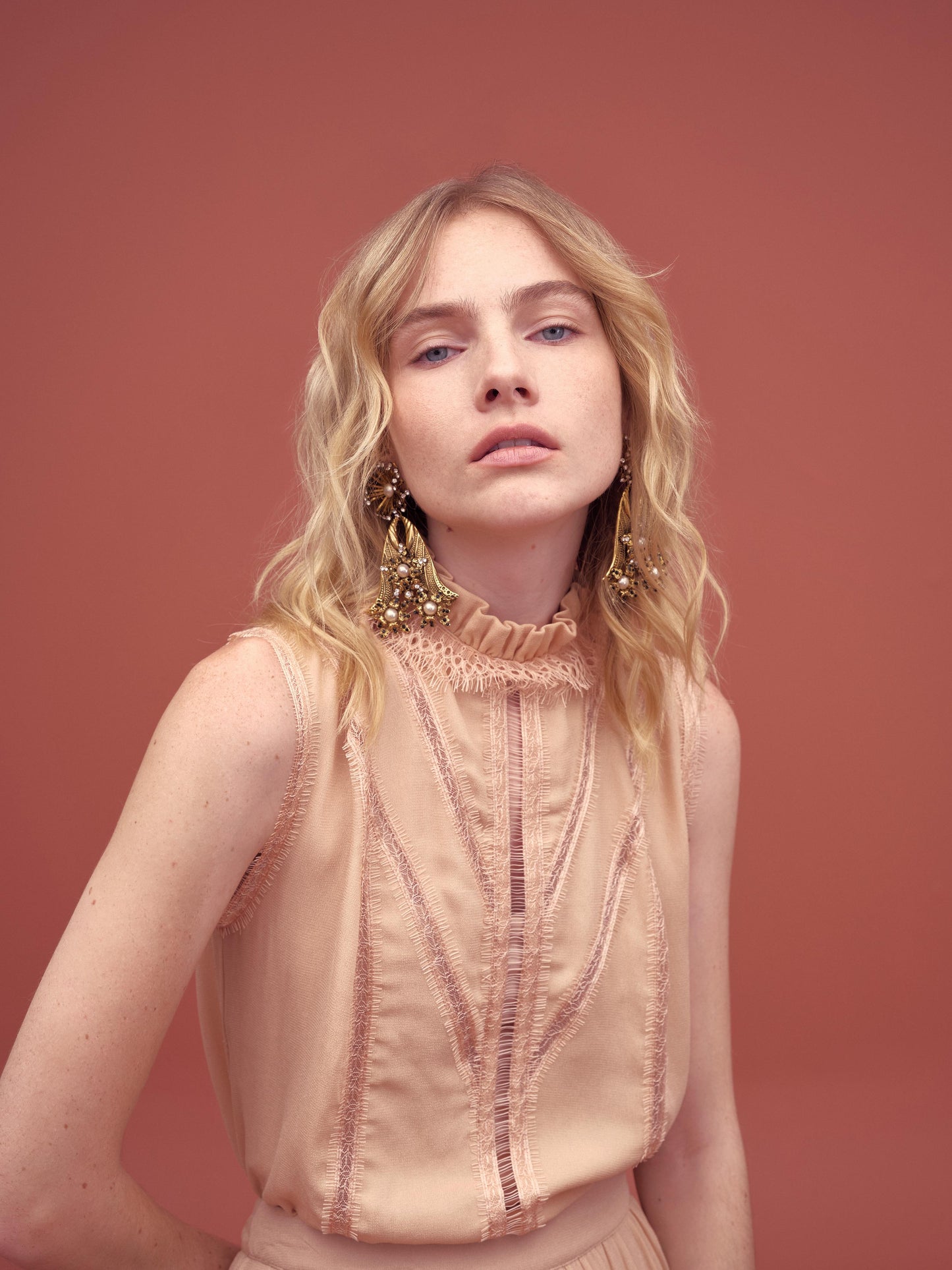 BLUSA NUDE - IORANE
