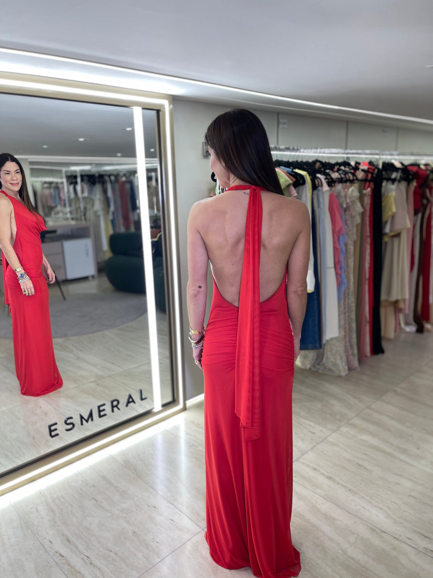 VESTIDO LONGO - VERMELHO