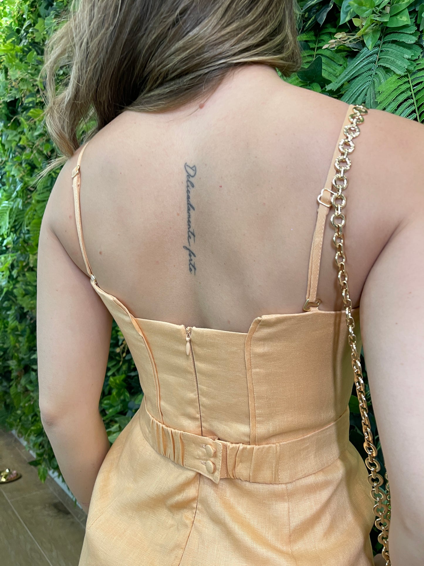 VESTIDO CURTO PÊSSEGO