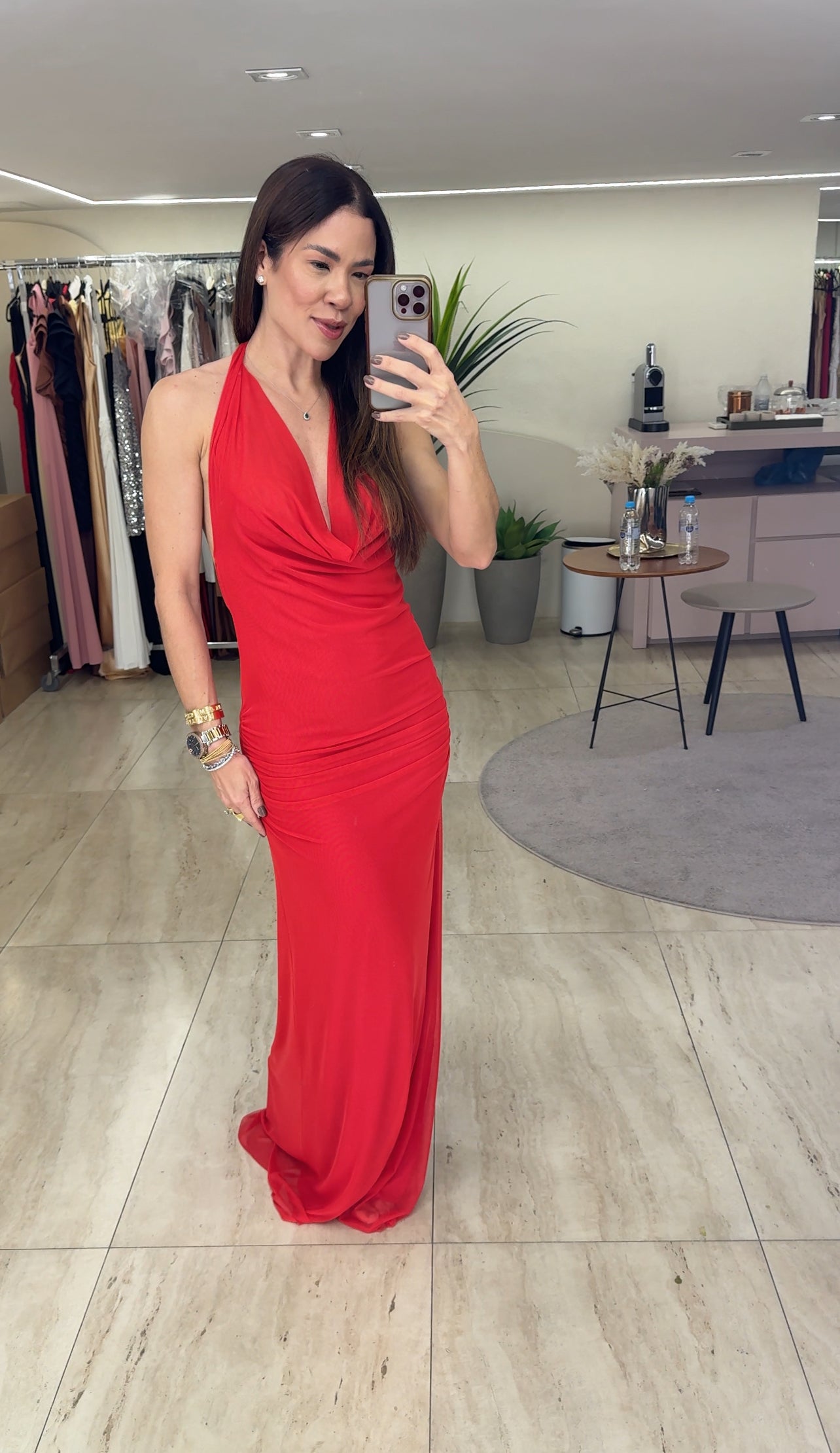 VESTIDO LONGO - VERMELHO