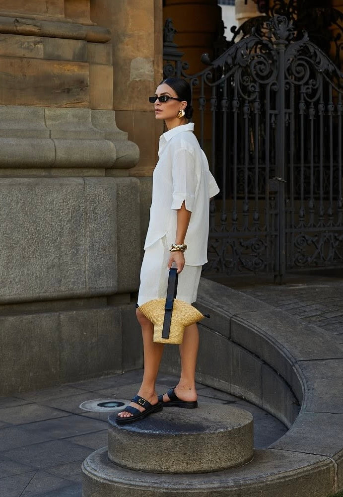 BERMUDA BEL OFF WHITE - LINDA DE MORRER