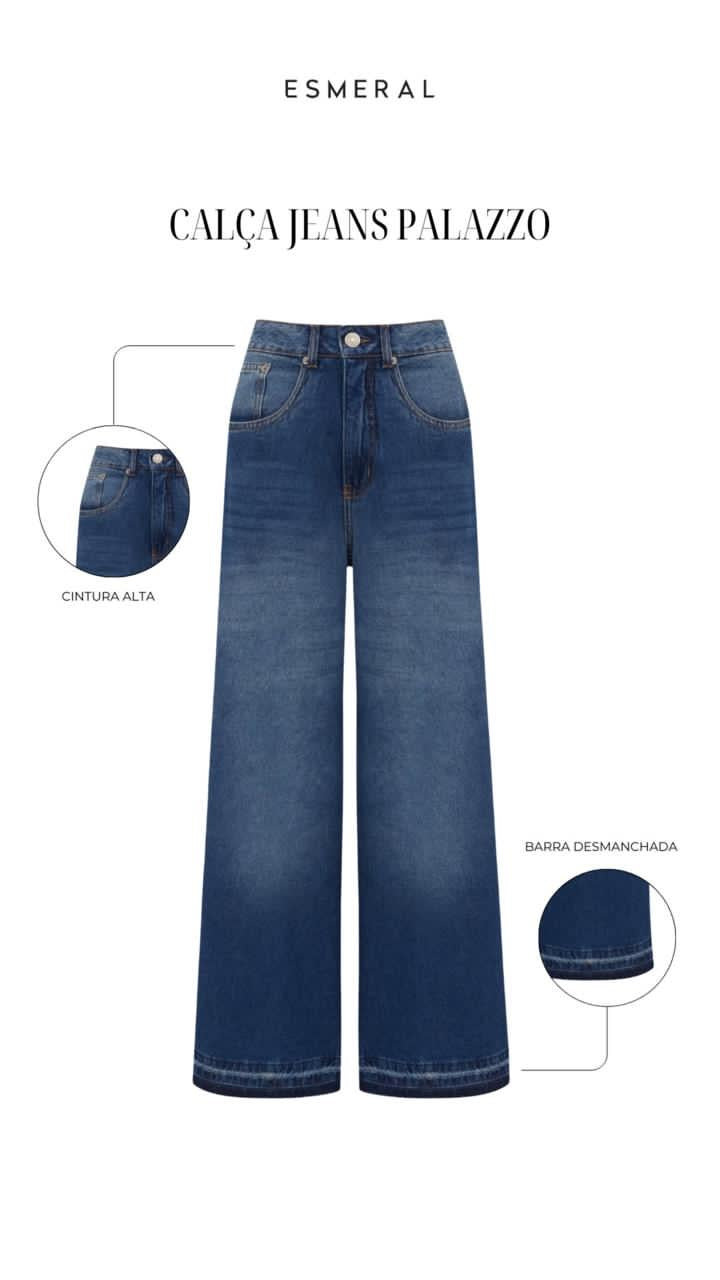 CALÇA JEANS - LAVAGEM MÉDIA