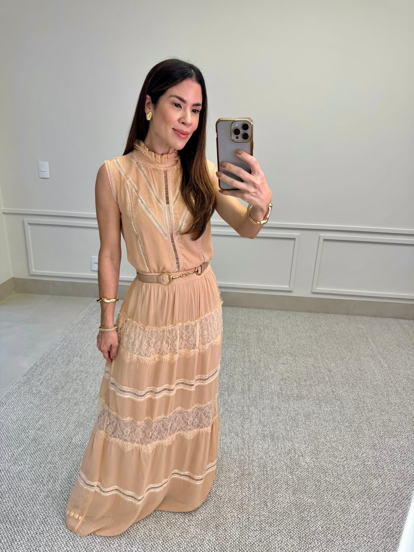 BLUSA NUDE - IORANE