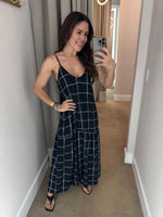 VESTIDO LONGUETE ALCINHA - PRETO
