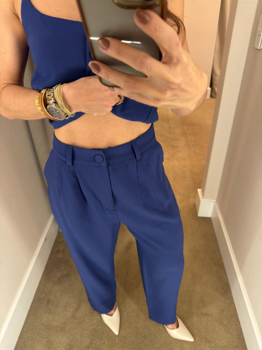 CALÇA ALFAIATARIA - AZUL