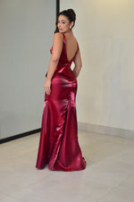 VESTIDO AMBER - BORDÔ