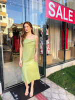 VESTIDO MÍDI - VERDE LIMA