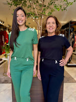 CONJUNTO CALÇA E BLUSA - PRETO