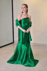 VESTIDO FLORENCIA - VERDE ESMERALDA
