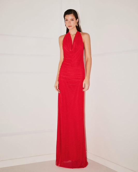VESTIDO LONGO - VERMELHO