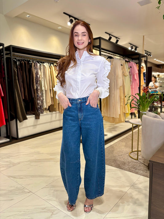 CAMISA COM BABADOS - ANNE FERNANDES