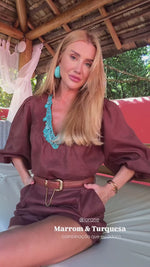 SHORTS ANA PAULA MARROM - IORANE