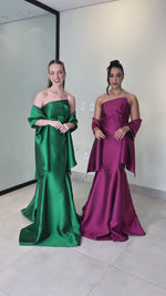 VESTIDO FLORENCIA - VERDE ESMERALDA