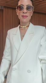 CALÇA HAREM RENDA - OFF WHITE