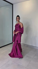 VESTIDO FLORENCIA - FÚCSIA