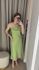 VESTIDO MÍDI - VERDE LIMA