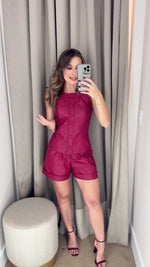 BLUSA COURO SINTÉTICO - DRESS&CO
