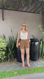 SHORTS - MOCHA MOUSSE